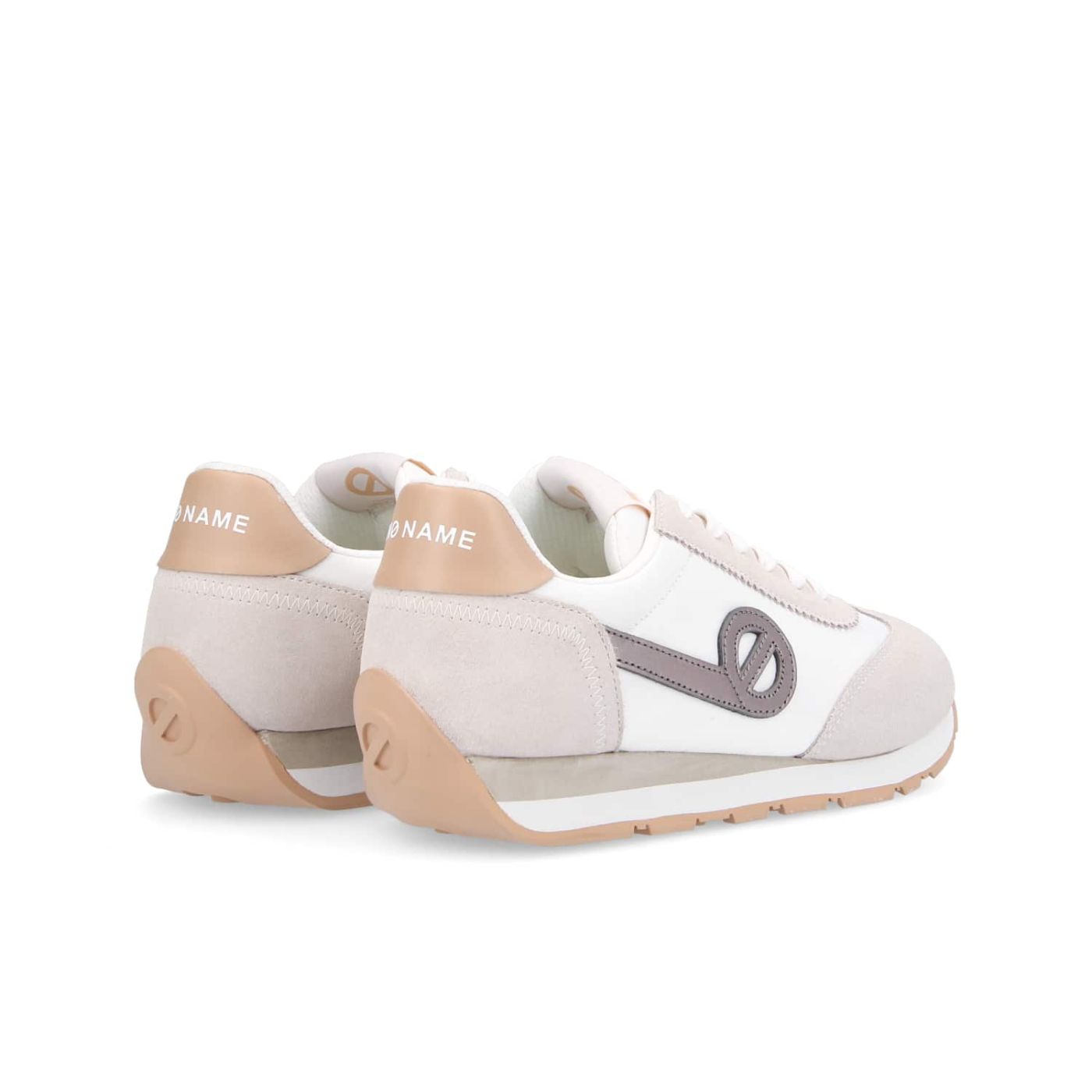 CITY RUN JOGGER - SUEDE/NYL/METAL - WHITE/ANTIK